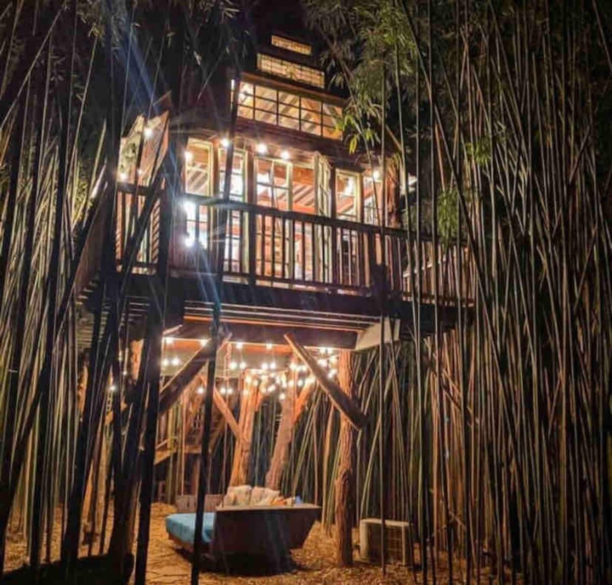 Atlanta Alpaca Treehouse in the Bamboo Forest