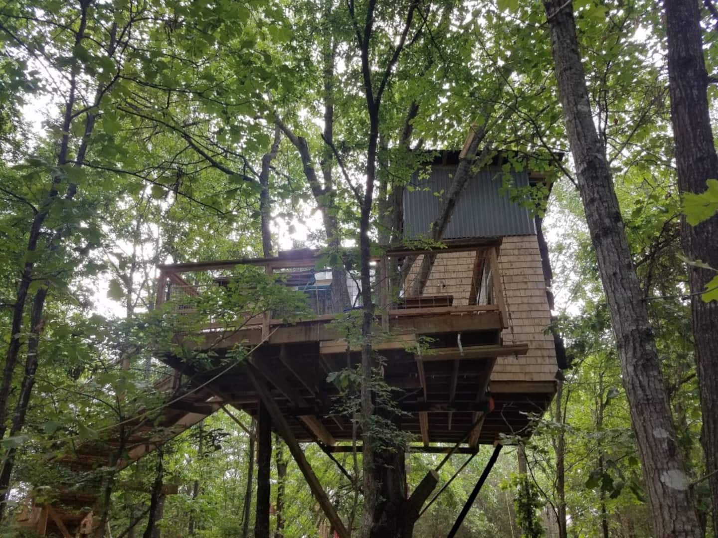 BIGFOOT’S TREEHOUSE Airbnb Oklahoma