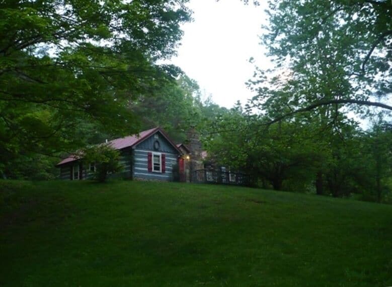 Cabin Surrounded By Trees in Indiana