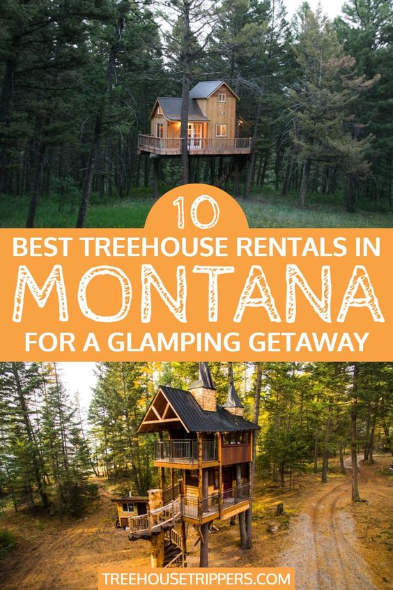 TOP 10 Treehouse Rentals In Montana (2023) | Treehouse Trippers