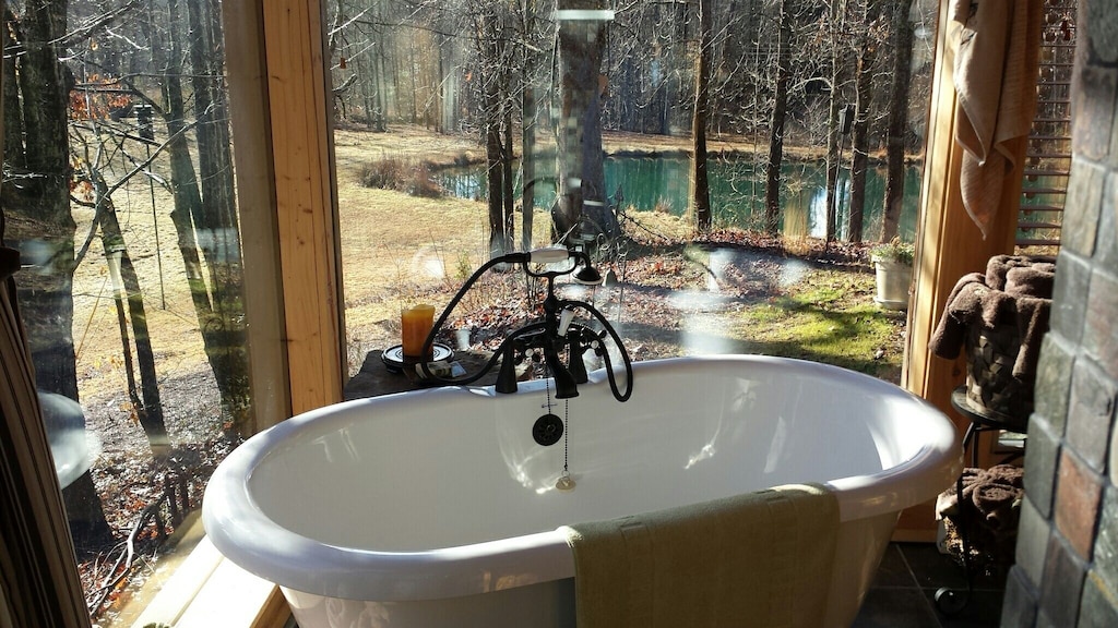 Waterfront Cabin Treehouse Rental in Georgia