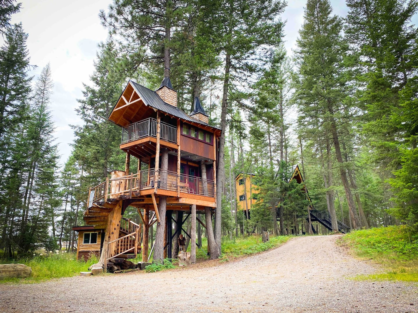 treehouse airbnb montana