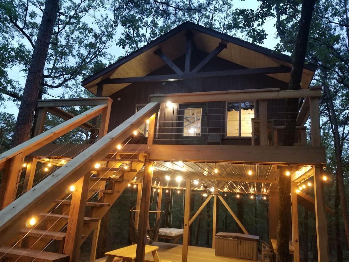treehouse cabins oklahoma