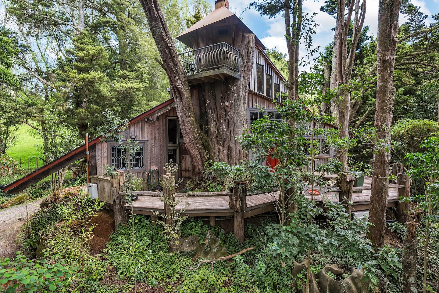 Inside New Zealand's adults-only tree hut spa