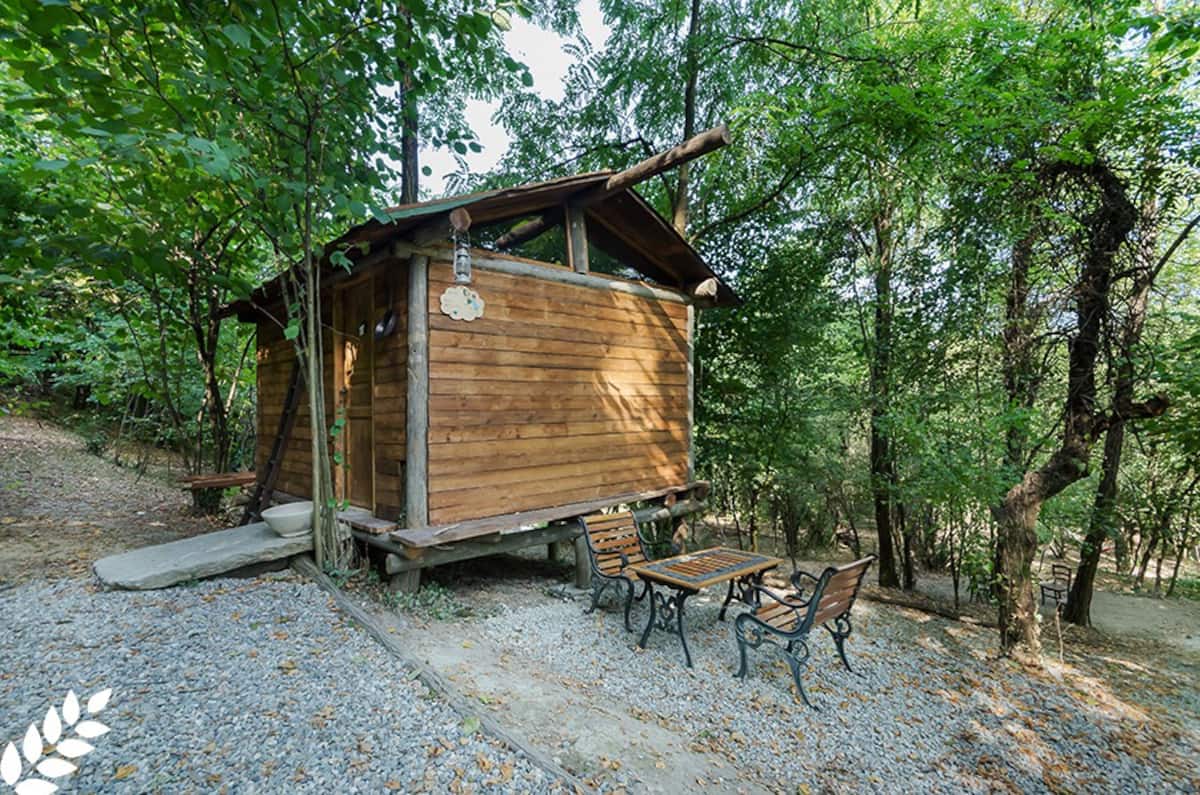 Wooden Treehouse Cabin