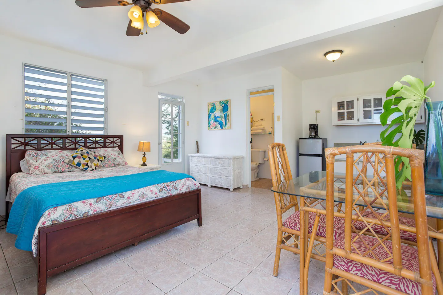 Studio Guest House at Mango Cabana Exotic Flower Farm in Rincon